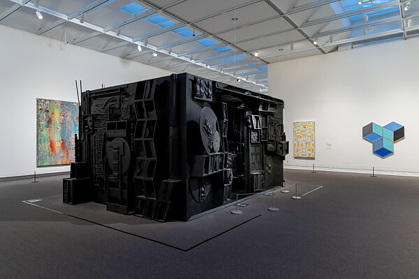 Mrs. N's Palace, Louise Nevelson (American (born Ukraine), Kiev 1899–1988 New York), Painted wood, mirror