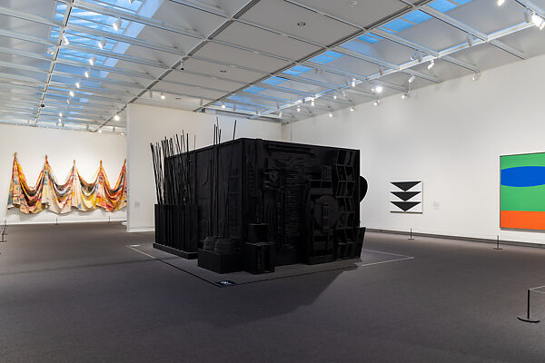 Mrs. N's Palace, Louise Nevelson (American (born Ukraine), Kiev 1899–1988 New York), Painted wood, mirror