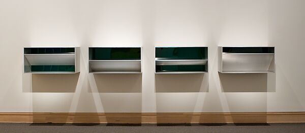 Untitled, Donald Judd (American, Excelsior Springs, Missouri 1928–1994 Marfa, Texas), Brushed aluminum and Plexiglas 