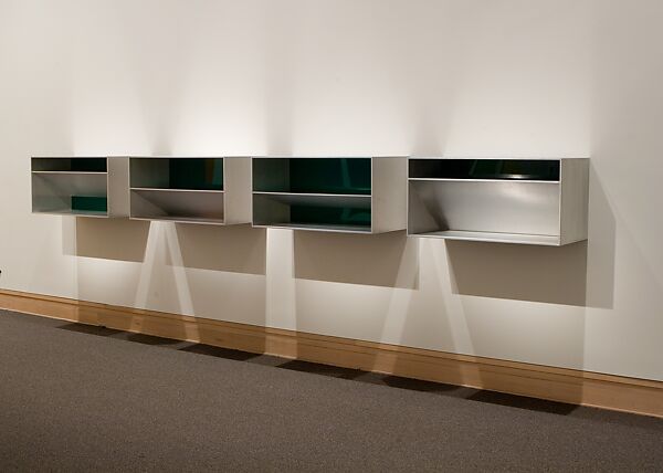 Untitled, Donald Judd (American, Excelsior Springs, Missouri 1928–1994 Marfa, Texas), Brushed aluminum and Plexiglas