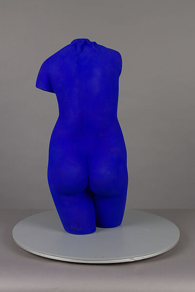 Blue Venus, Yves Klein (French, Nice 1928–1962 Paris), Paint on plaster