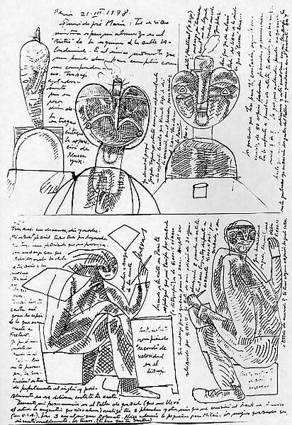Feverish and Insomniac, José Luis Cuevas (Mexican, Mexico City 1934–2017 Mexico City), Ink on paper 