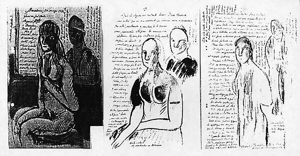 Cuevas the Hypochondriac, José Luis Cuevas (Mexican, Mexico City 1934–2017 Mexico City), Watercolor, ink and graphite on paper 