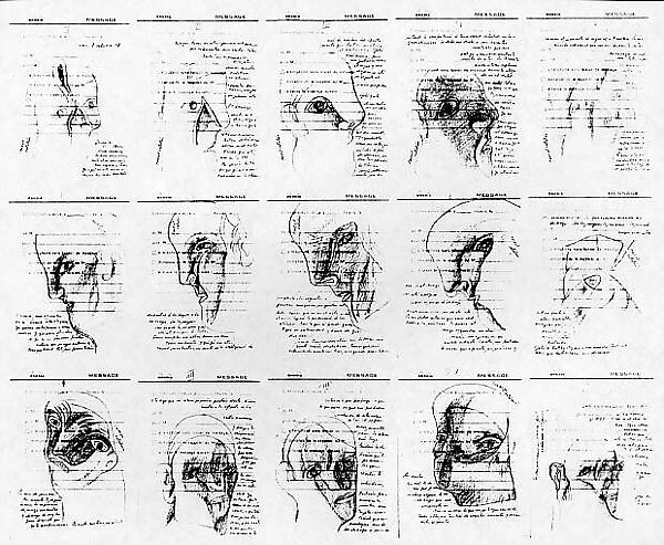 The Catalan Profile, José Luis Cuevas (Mexican, Mexico City 1934–2017 Mexico City), Graphite and ink on paper 