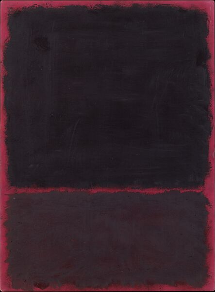 Untitled, Mark Rothko (American (born Russia, now Latvia), Dvinsk 1903–1970 New York), Acrylic on paper, mounted on Masonite 