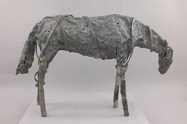Hudie, Deborah Butterfield (American, born San Diego, California, 1949), Lead on steel armature