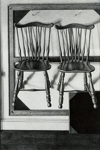 Two Chairs with Portfolio