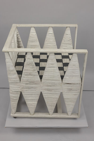 Armchair, Koloman Moser (Austrian, Vienna 1868–1918 Vienna), Wood, cane