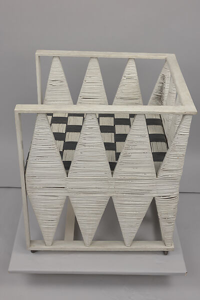 Armchair, Koloman Moser (Austrian, Vienna 1868–1918 Vienna), Wood, cane