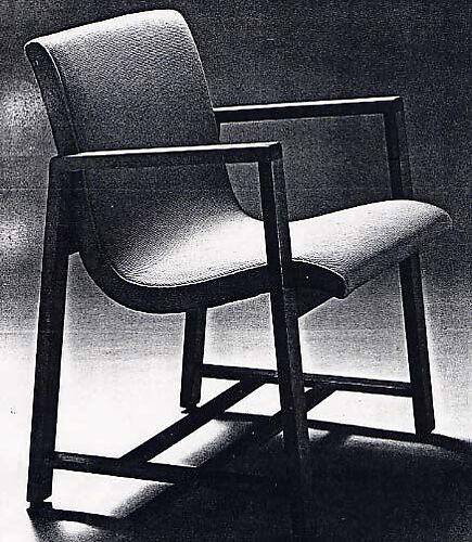 Armchair for Chamber Music Hall, Kleinhans Music Hall, Buffalo