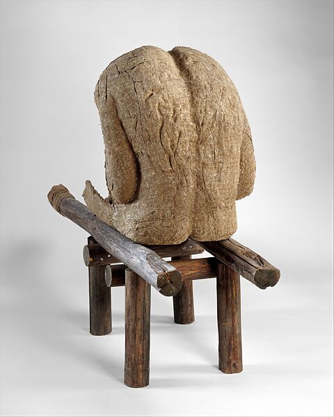 Androgyne III, Magdalena Abakanowicz (Polish, Falenty 1930–2017 Warsaw), Burlap, resin, wood, nails, and string 