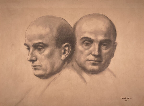 Dr. John F. Erdmann, Kahlil Gibran (Lebanese, Bsharri 1883–1931 New York), Graphite on paper 