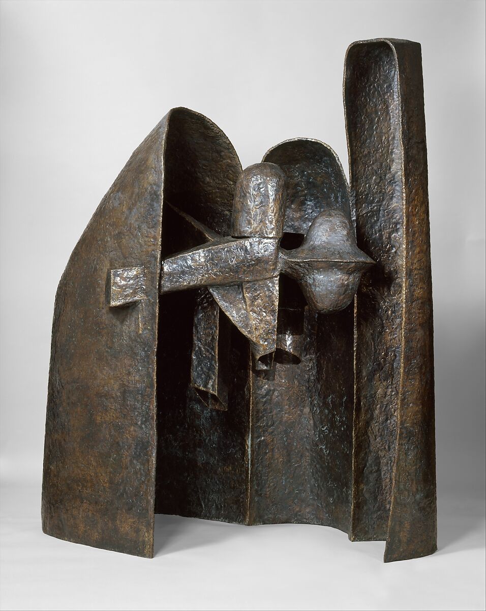 Catacombs, Seymour Lipton (American, New York 1903–1986 Locust Valley, New York), Nickel-silver on Monel metal 