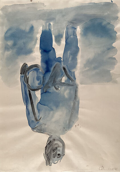 Untitled, Georg Baselitz (German, born Deutschbaselitz, Saxony, 1938), Watercolor on paper 