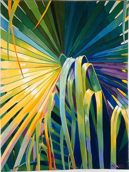 Palm Tree, Sheila Hicks (American, born Hastings, Nebraska, 1934), Wool, cotton, rayon, silk, linen 
