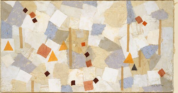Number 547, Anne Ryan (American, Hoboken, New Jersey 1889–1954 Morristown, New Jersey), Cut and torn papers and fabrics, pasted on paper 