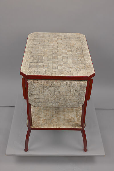 Table, Jean Dunand (French (born Switzerland), Lancy 1877–1942 Paris), Lacquered wood, eggshell