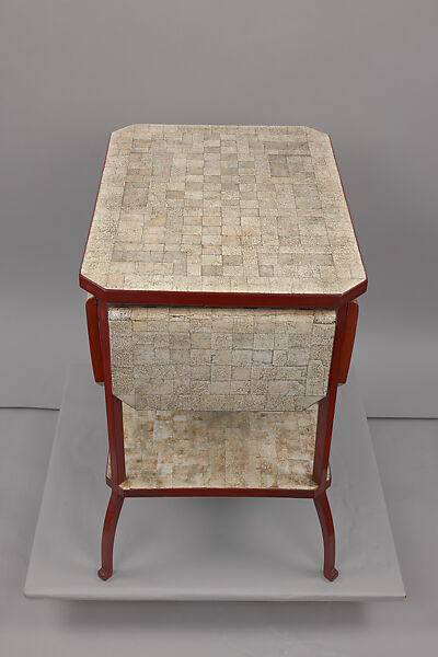 Table, Jean Dunand (French (born Switzerland), Lancy 1877–1942 Paris), Lacquered wood, eggshell