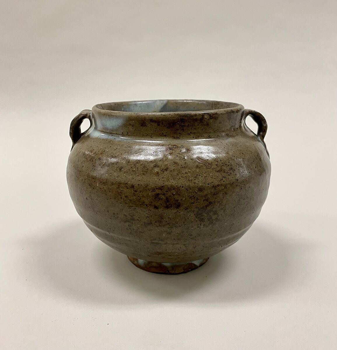 Jar, Stoneware with light blue glaze (Jun ware), China 