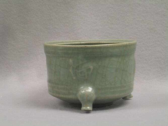 Brush washer with lotus, China, Yuan dynasty (1271–1368)