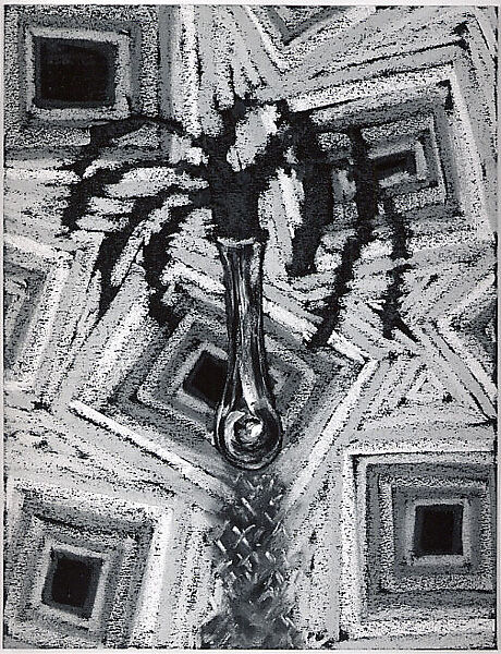 Untitled, 1974, Lucas Samaras (American (born Greece), Kastoria 1936–2024 New York), Pastel on black board 