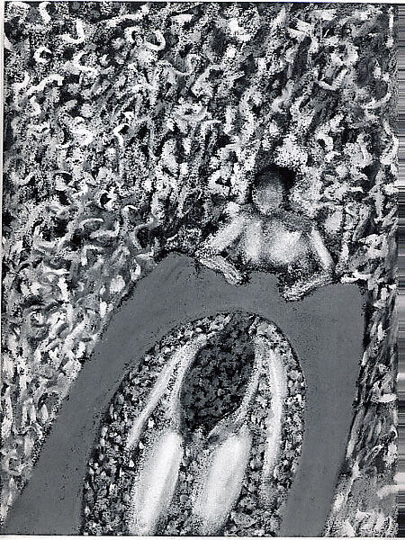 Untitled, Lucas Samaras (American (born Greece), Kastoria, 1936), Pastel on paper 