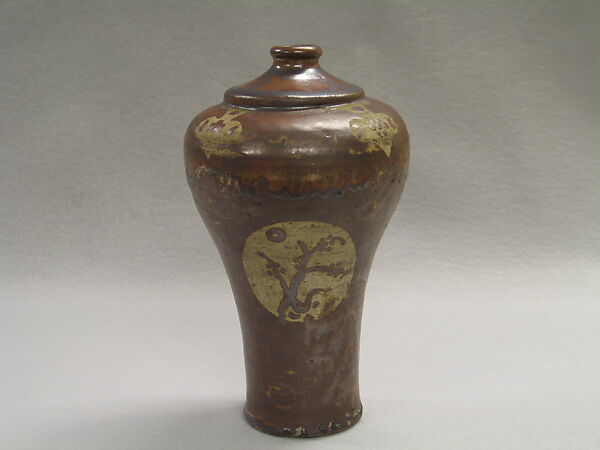Vase, Stoneware with cut-glaze decoration, China