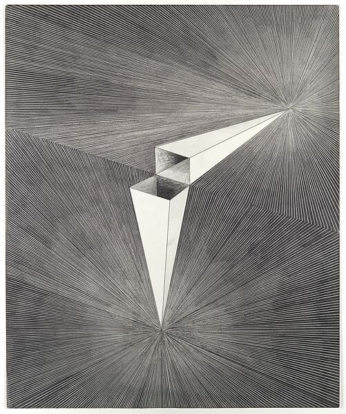 Untitled, B, Lucas Samaras (American (born Greece), Kastoria 1936–2024 New York), Graphite with incising on paper 