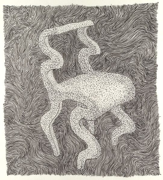 Untitled, Lucas Samaras (American (born Greece), Kastoria 1936–2024 New York), Ink on paper 