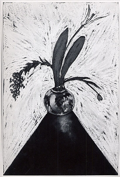 Untitled, # 19, Lucas Samaras (American (born Greece), Kastoria 1936–2024 New York), Pastel on black paper 