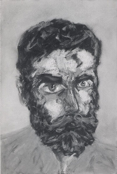 Untitled, # 33, Lucas Samaras (American (born Greece), Kastoria 1936–2024 New York), Pastel on black paper