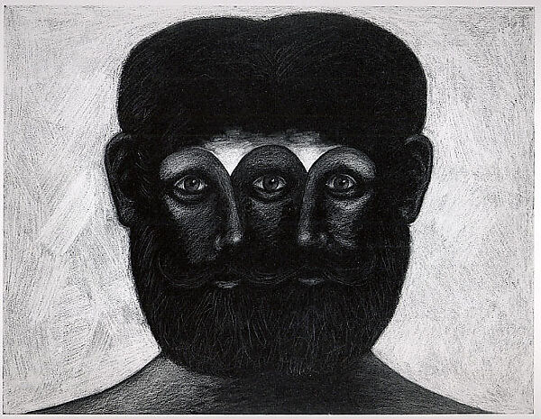 Untitled, # 8, Lucas Samaras (American (born Greece), Kastoria 1936–2024 New York), Colored pencil on black paper