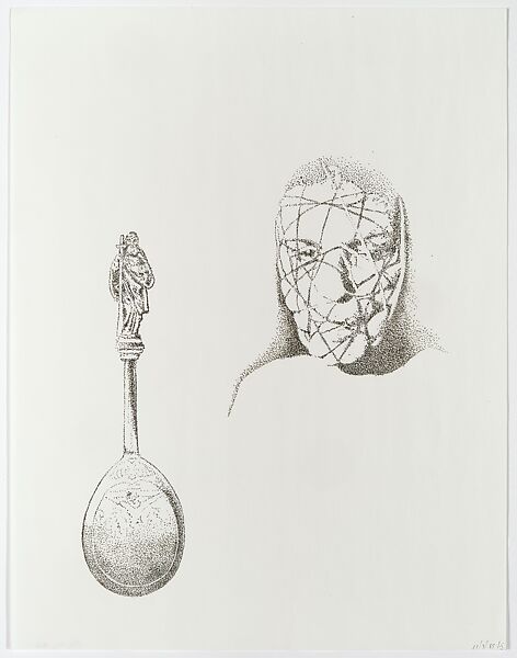 Untitled, Lucas Samaras (American (born Greece), Kastoria 1936–2024 New York), Pen and black ink on paper 