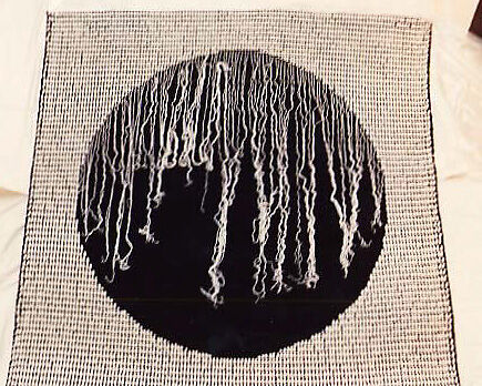 Naiade Noire #403, Mariette Rousseau-Vermette (Canadian, Trois-Pistoles, Québec 1926–2006 Montréal), Wool on cotton warp 