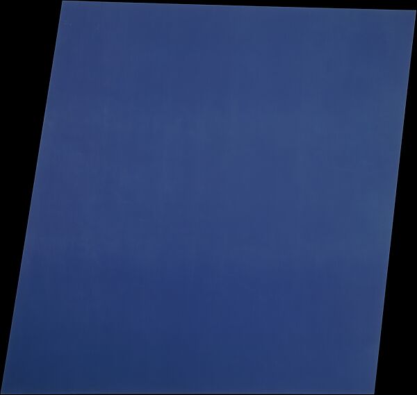 Blue Panel II, Ellsworth Kelly (American, Newburgh, New York 1923–2015 Spencertown, New York), Oil on canvas 