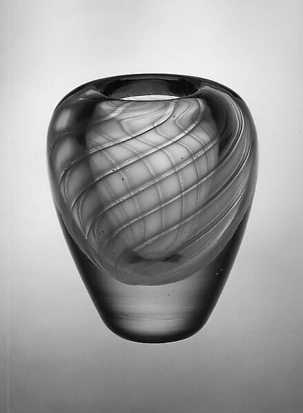 Vase, Gunnel Nyman (Finnish, Turku 1909–1948), Glass 