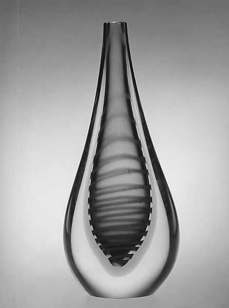 Vase, Unknown Designer, Glass 