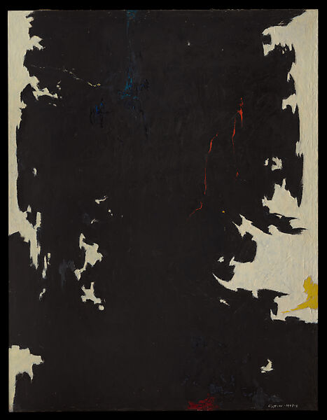 1947-48-W No. 1, Clyfford Still (American, Grandin, North Dakota 1904–1980 Baltimore, Maryland), Oil on canvas 