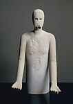 Untitled, Mimmo Paladino (Italian, born Paduli, 1948), Limestone, iron, encaustic, and paint