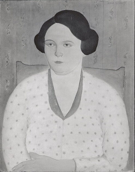 My Wife, Arnold Friedman (American, New York, New York 1879–1946 New York, New York), Oil on canvas 