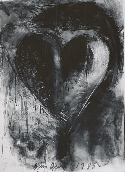 Study for "Garrity Necklace, Number 1", Jim Dine (American, born Cincinnati, Ohio, 1935), Pastel, charcoal, oil, and shellac on paper 