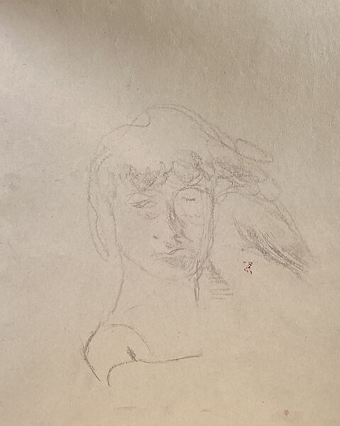 Seated Woman (recto); Head of a Woman (verso), Pierre Bonnard (French, Fontenay-aux-Roses 1867–1947 Le Cannet), Black chalk on paper