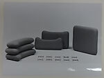 Photographs of "Additional Chair System", Joe Colombo (Italian, Milan 1930–1971 Milan), Gelatin silver prints