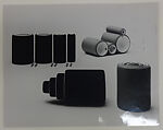 Photographs of "Tube" Chair, Joe Colombo (Italian, Milan 1930–1971 Milan), Gelatin silver prints