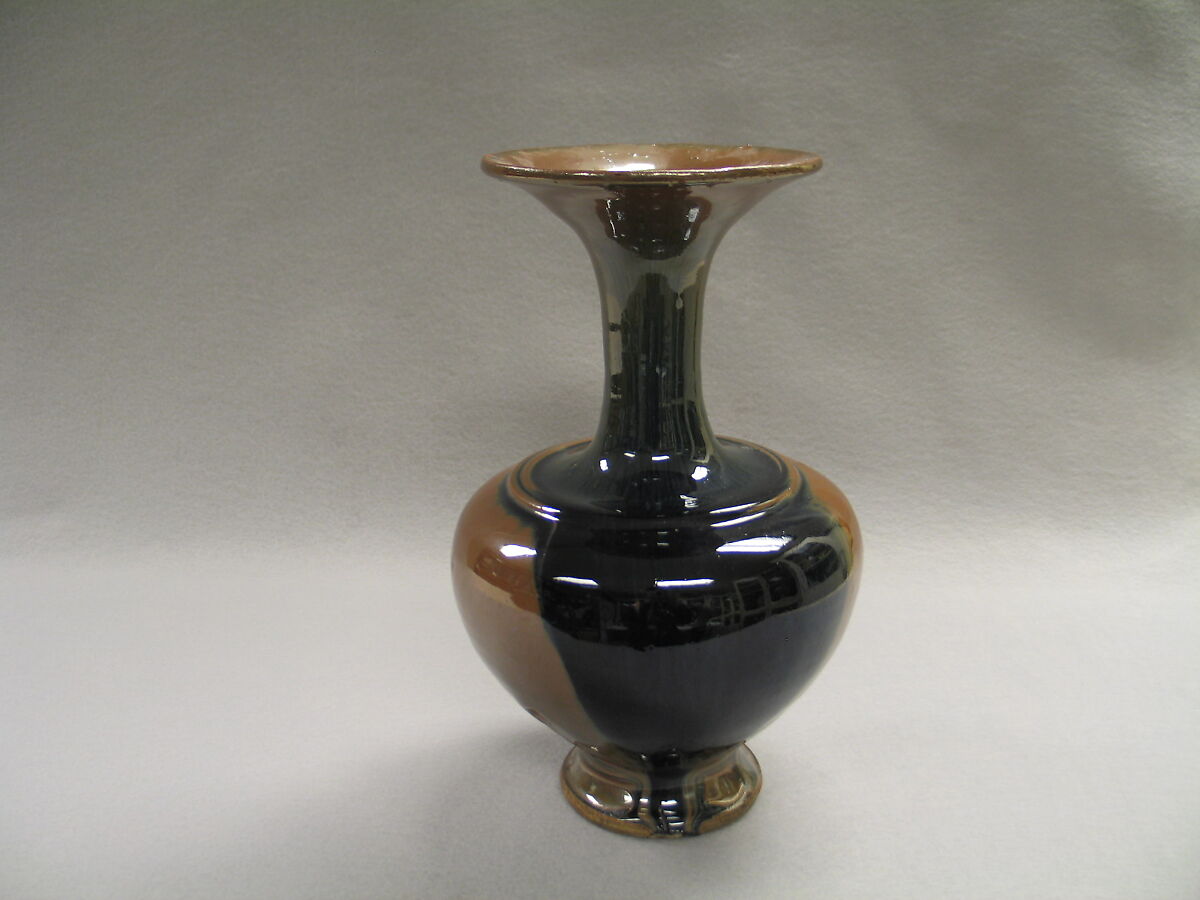 Vase, Stoneware; Jian ware, Henan type, China 