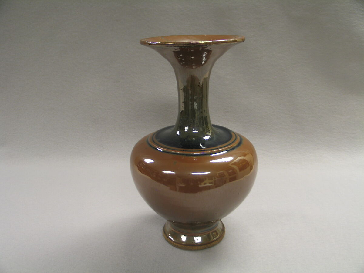 Vase, Stoneware; Jian ware, Henan type, China