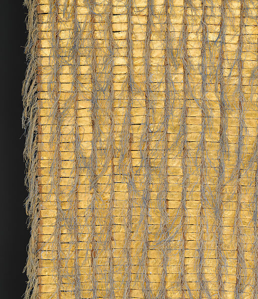 Alquimia 13 (Alchemy 13), Olga de Amaral (Colombian, born Bogotá, 1932), Linen, rice paper, gesso, indigo red and gold leaf