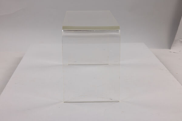 Table, Attributed to Samuel Abraham Marx (American, Natchez, Mississippi 1885–1964), Plexiglas
