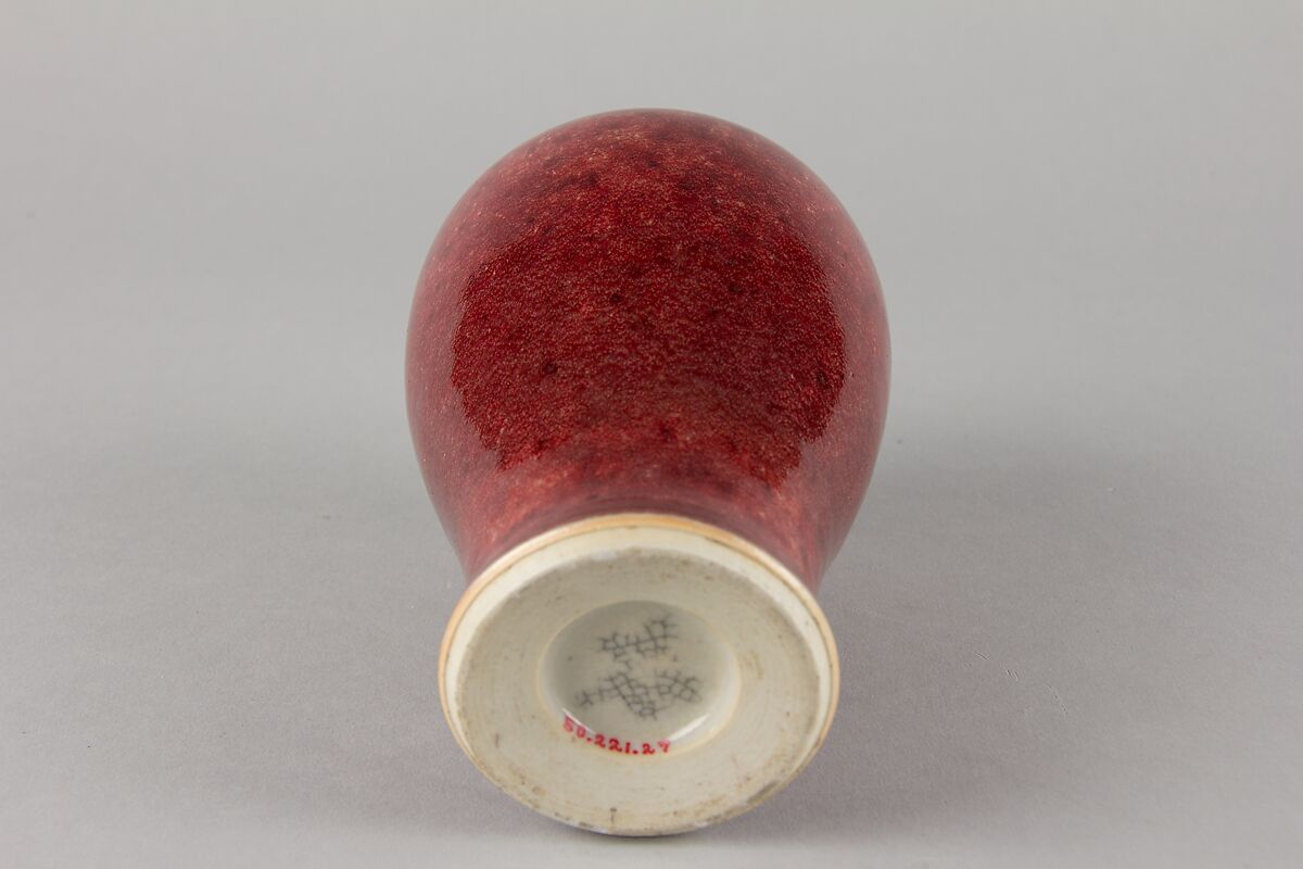 Gallipot, Porcelain, sang de boeuf, China