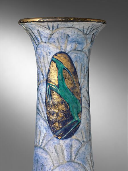 Vase, Edouard Cazaux (French, 1889–1974), Glazed earthenware